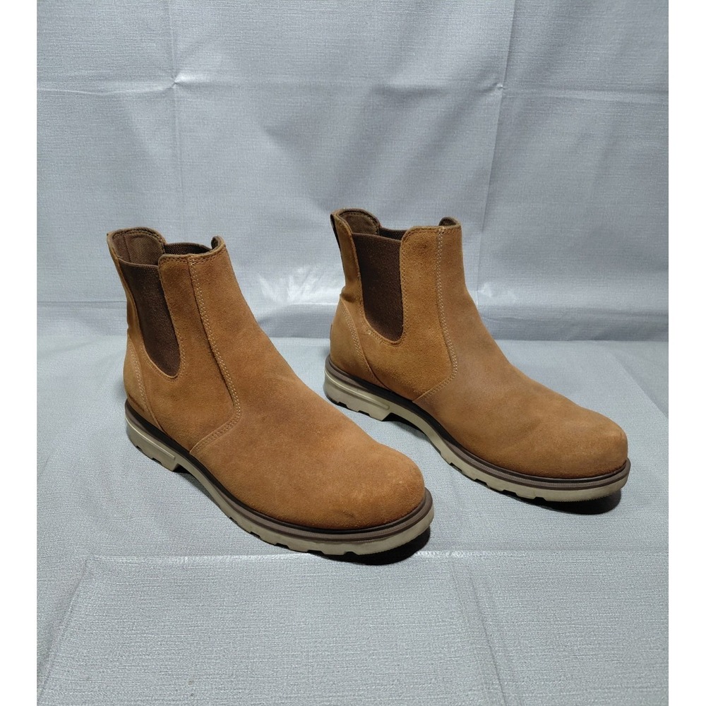 Sorel Carson Chelsea Boots Waterproof Men's 11.5 Slip On Ankle